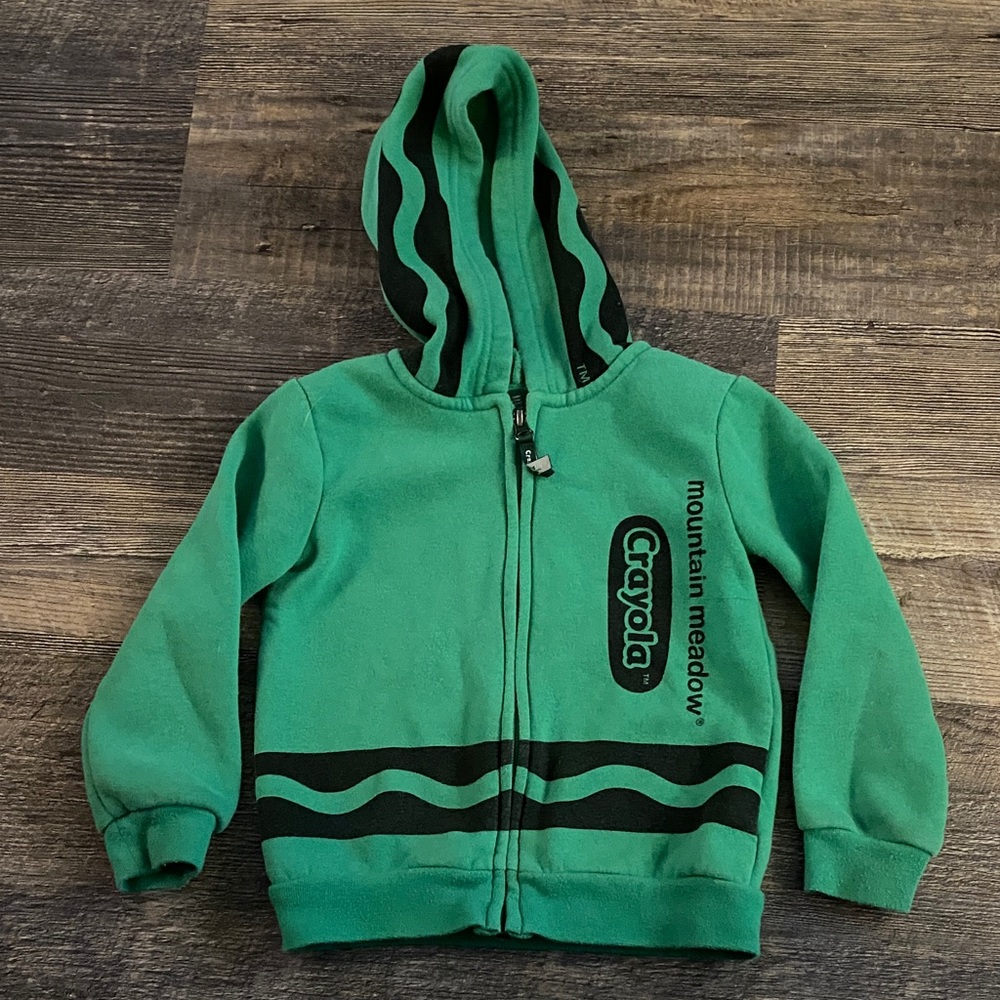 Crayola Green and Black Kids Hoodie